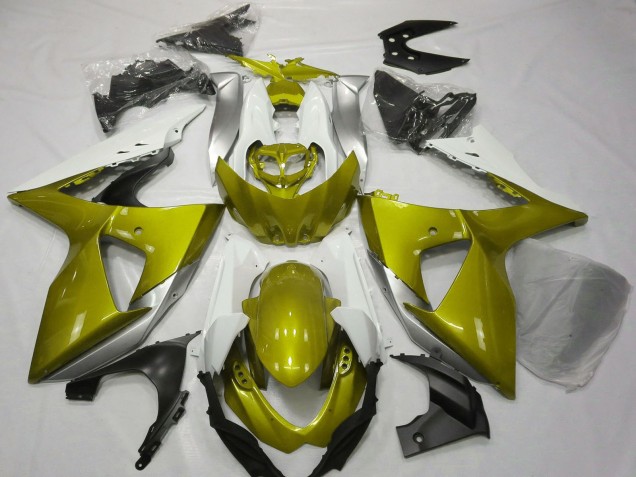 Acquista Carene Moto Suzuki GSXR 1000 2009-2016 - Bianco Giallo