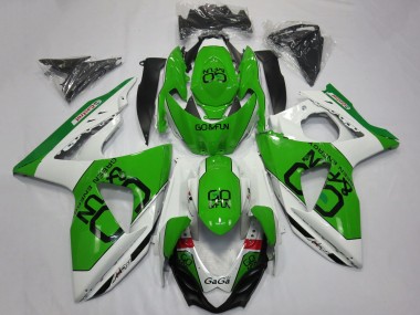 Acquista Carene Moto Suzuki GSXR 1000 2009-2016 - Bianco Verde Go Fun