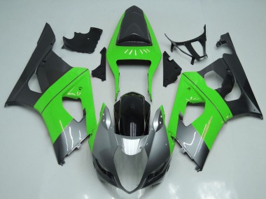 Acquista Carene Moto Suzuki GSXR 1000 2003-2004 - Verde Argento Nero