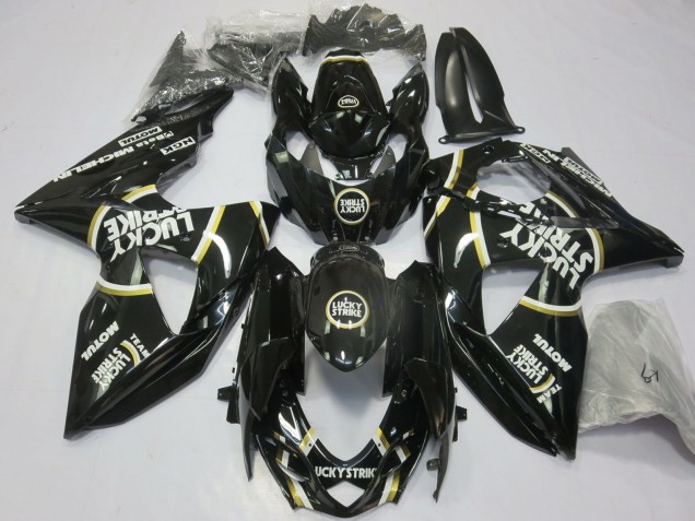 Acquista Carene Moto Suzuki GSXR 1000 2009-2016 - Nero Lucido Lucky Strike