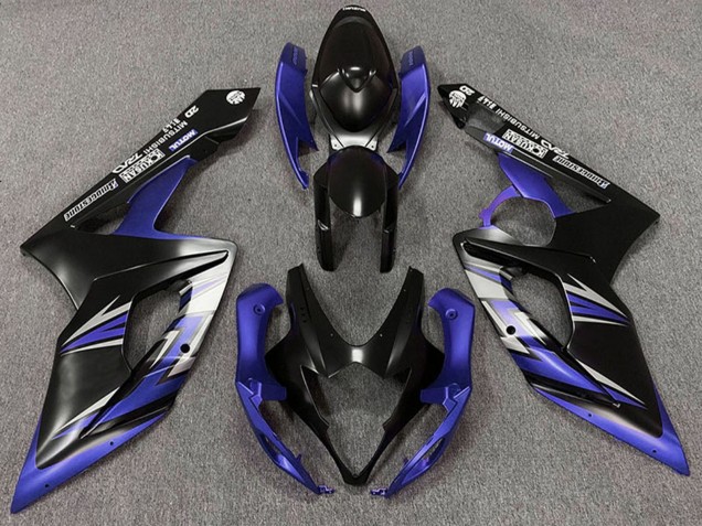 Acquista Carene Moto Suzuki GSXR 1000 2005-2006 - Nero Opaco Blu