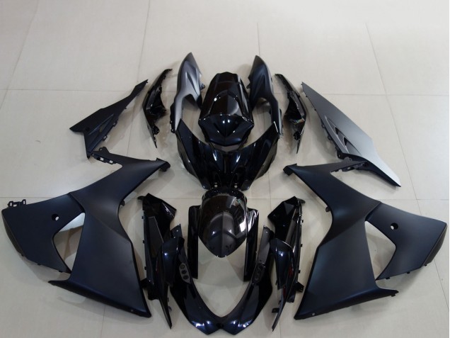 Acquista Carene Moto Suzuki GSXR 1000 2009-2016 - Nero Opaco Nero Lucido