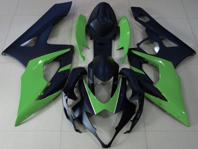 Acquista Carene Moto Suzuki GSXR 1000 2005-2006 - Nero Opaco Verde