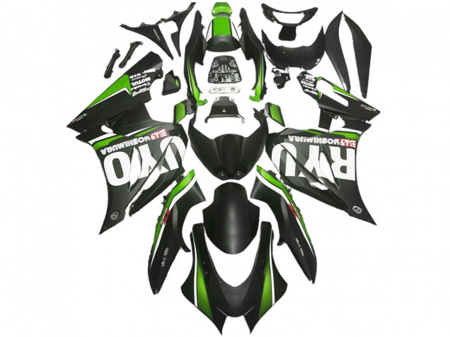 Acquista Carene Moto Suzuki GSXR 1000 2017-2024 - Nero Opaco Verde
