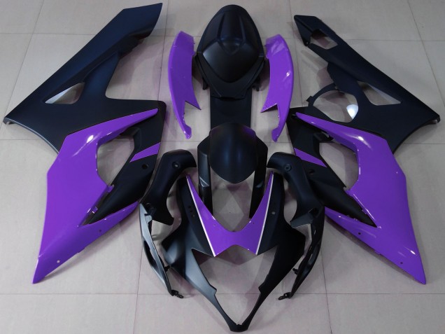 Acquista Carene Moto Suzuki GSXR 1000 2005-2006 - Nero Opaco Viola