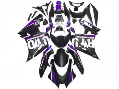 Acquista Carene Moto Suzuki GSXR 1000 2017-2024 - Nero Opaco Viola