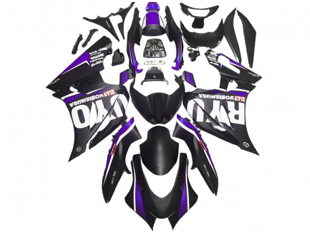 Acquista Carene Moto Suzuki GSXR 1000 2017-2024 - Nero Opaco Viola