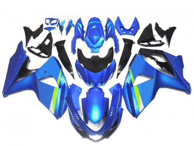 Acquista Carene Moto Suzuki GSXR 1000 2009-2016 - Blu Verde Nero