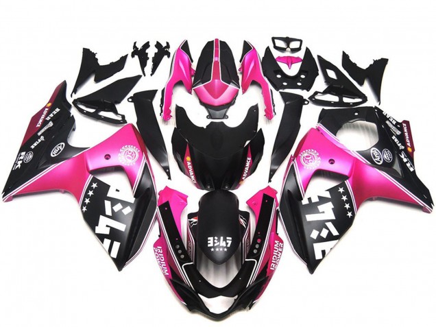 Acquista Carene Moto Suzuki GSXR 1000 2009-2016 - Rosa Nero