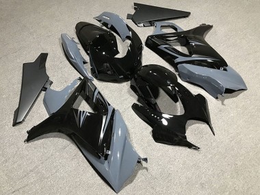 Acquista Carene Moto Suzuki GSXR 1000 2007-2008 - Nardo Grigio Nero Lucido OEM Stile