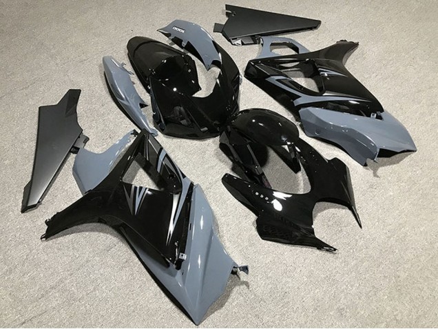 Acquista Carene Moto Suzuki GSXR 1000 2007-2008 - Nardo Grigio Nero Lucido OEM Stile