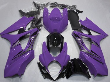 Acquista Carene Moto Suzuki GSXR 1000 2007-2008 - Viola Nero Lucido OEM Stile