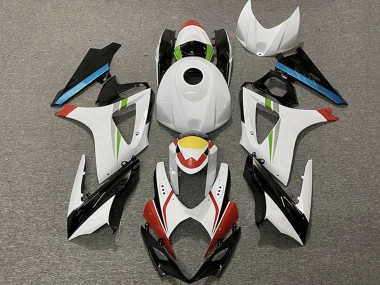 Acquista Carene Moto Suzuki GSXR 1000 2007-2008 - Bianco Rosso Giallo Blu Nero Corsa