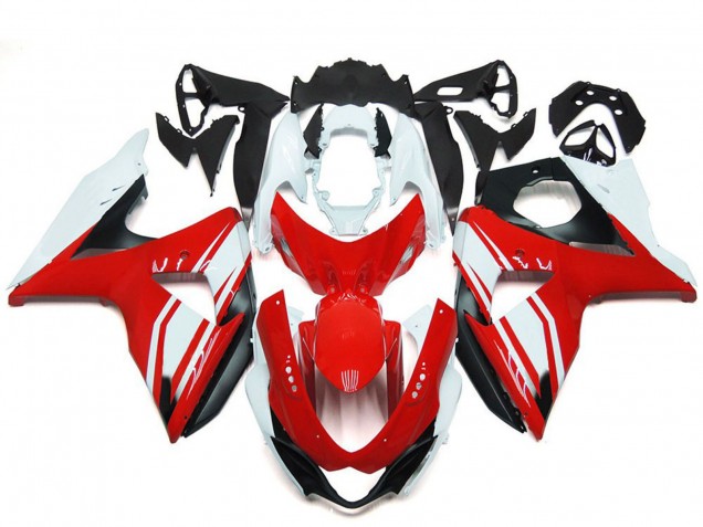 Acquista Carene Moto Suzuki GSXR 1000 2009-2016 - Bianco Rosso Nero
