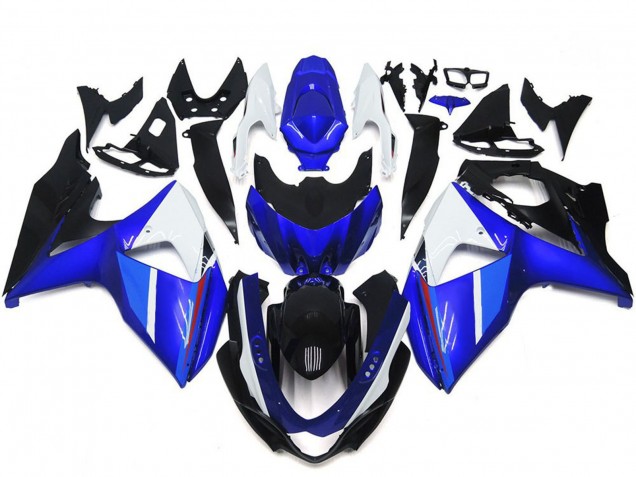 Acquista Carene Moto Suzuki GSXR 1000 2009-2016 - Bianco Blu Nero