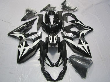 Acquista Carene Moto Suzuki GSXR 1000 2009-2016 - Nero Bianco