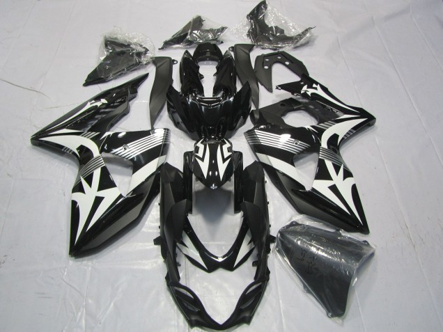 Acquista Carene Moto Suzuki GSXR 1000 2009-2016 - Nero Bianco