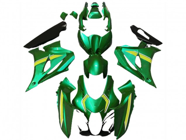 Acquista Carene Moto Suzuki GSXR 1000 2017-2024 - Verde Giallo Stile