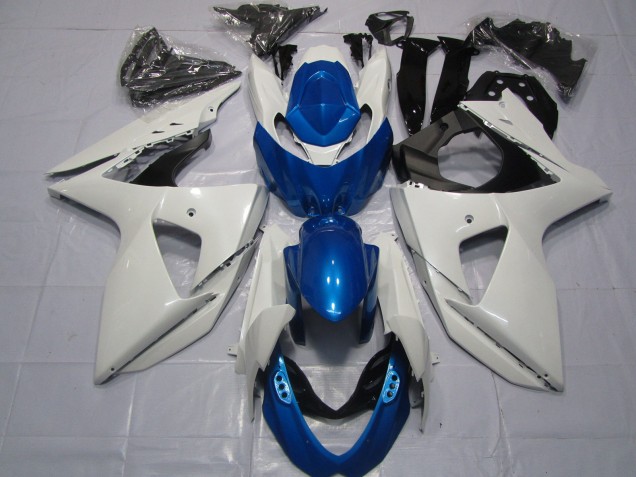 Acquista Carene Moto Suzuki GSXR 1000 2009-2016 - Bianco Blu