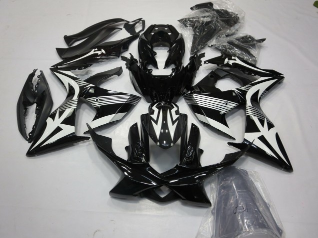 Acquista Carene Moto Suzuki GSXR 1000 2009-2016 - Bianco Nero