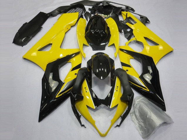 Acquista Carene Moto Suzuki GSXR 1000 2005-2006 - Giallo Nero Lucido