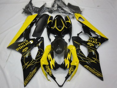 Acquista Carene Moto Suzuki GSXR 1000 2005-2006 - Giallo Nero Corona Alstare