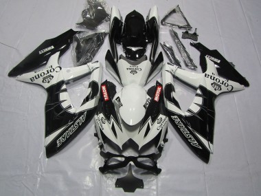 Acquista Carena Moto Suzuki GSXR 600 / GSXR 750 2008-2010 - Bianco Nero Alstare Corona Motul