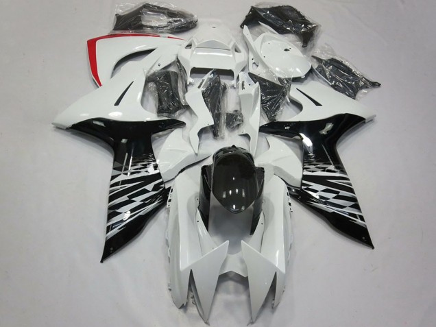 Acquista Carene Moto Suzuki GSXR 600 / GSXR 750 2011-2024 - Bianco Nero Lucido Rosso