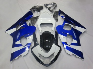 Acquista Carene Moto Suzuki GSXR 600 / GSXR 750 2004-2005 - Bianco Blu Nero OEM Stile