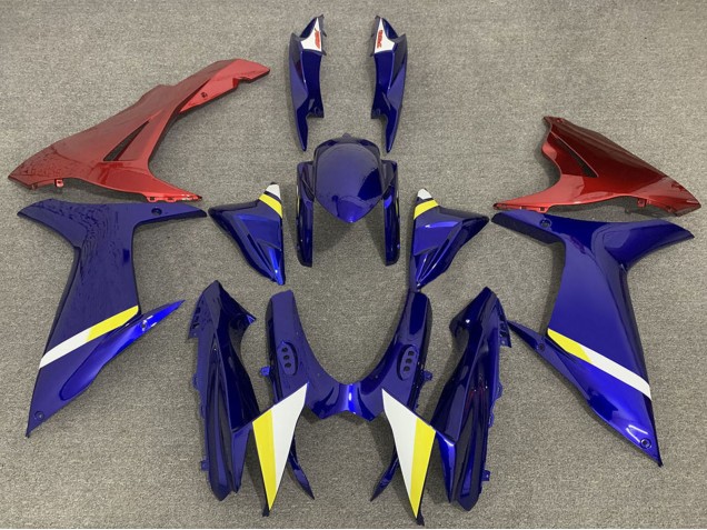 Acquista Carene Moto Suzuki GSXR 600 / GSXR 750 2011-2024 - Blu Rosso Lowers