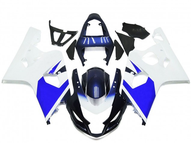 Acquista Carene Moto Suzuki GSXR 600 / GSXR 750 2004-2005 - Bianco Blu