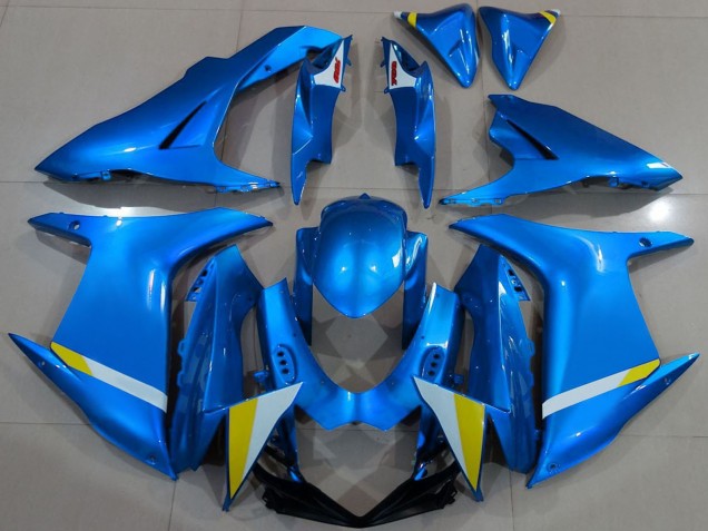 Acquista Carena Moto Suzuki GSXR 600 / GSXR 750 2011-2024 - Blu Bianco Giallo
