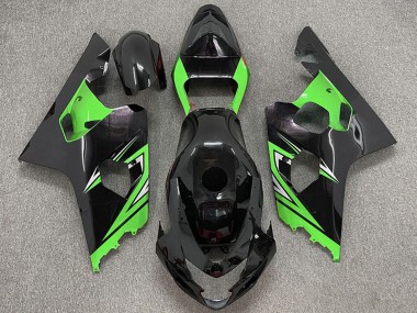 Acquista Carene Moto Suzuki GSXR 600 / GSXR 750 2004-2005 - Nero Lucido Verde