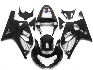 Acquista Carene Moto Suzuki GSXR 600 / GSXR 750 2001-2003 - Nero Lucido Argento
