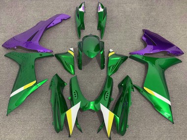 Acquista Carene Moto Suzuki GSXR 600 / GSXR 750 2011-2024 - Verde Viola Bianco Giallo