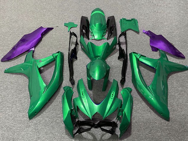 Acquista Carene Moto Suzuki GSXR 600 / GSXR 750 2008-2010 - Verde Viola
