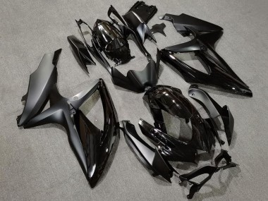 Acquista Carene Moto Suzuki GSXR 600 / GSXR 750 2008-2010 - Nero Lucido Nero Opaco