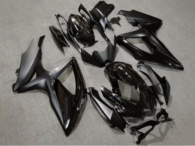 Acquista Carene Moto Suzuki GSXR 600 / GSXR 750 2008-2010 - Nero Lucido Nero Opaco