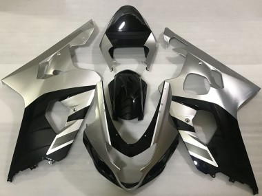 Acquista Carene Moto Suzuki GSXR 600 / GSXR 750 2004-2005 - Argento Nero