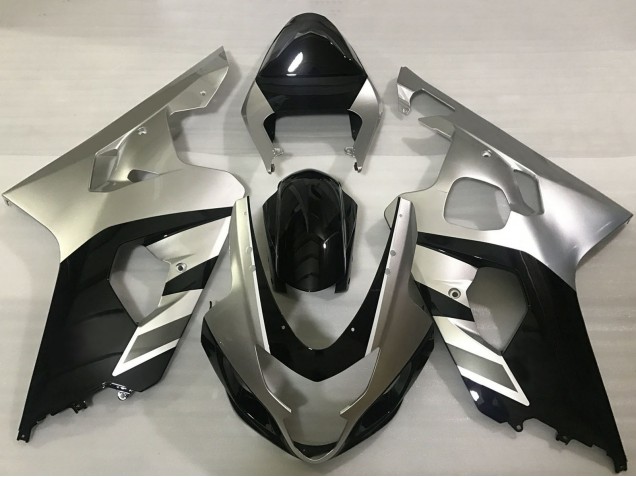 Acquista Carene Moto Suzuki GSXR 600 / GSXR 750 2004-2005 - Argento Nero
