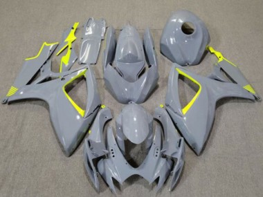 Acquista Carene Moto Suzuki GSXR 600 / GSXR 750 2006-2007 - Nardo Grigio Alta Visibilità Giallo