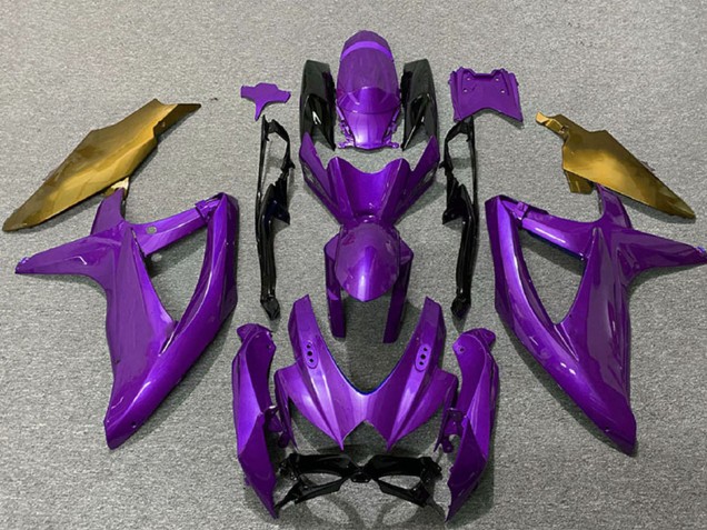 Acquista Carene Moto Suzuki GSXR 600 / GSXR 750 2008-2010 - Viola Oro