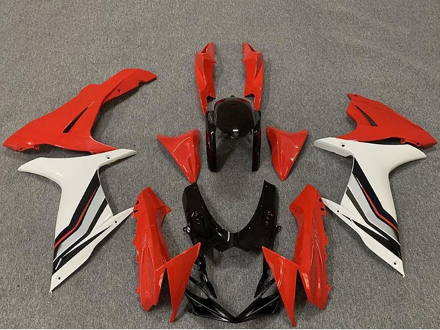 Acquista Carene Moto Suzuki GSXR 600 / GSXR 750 2011-2024 - Rosso Bianco Nero