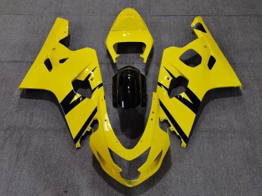 Acquista Carene Moto Suzuki GSXR 600 / GSXR 750 2004-2005 - Giallo Nero Lucido OEM Stile