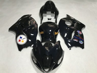 Acquista Carene Moto Suzuki GSXR 1300 1996-2007 - Nero Lucido Team Logo