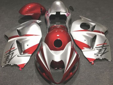 Acquista Carene Moto Suzuki GSXR 1300 1996-2007 - Lucido Rosso Argento