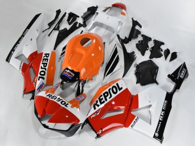 Acquista Kit Carene Moto ABS Honda CBR600RR 2013-2026 - Arancia Bianco Rosso Nero Lucido Repsol