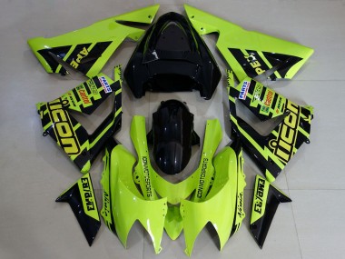 Acquista Carene Moto Kawasaki ZX10R 2004-2005 - Alta Visibilità Giallo