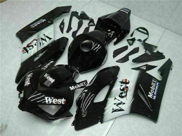 Acquista Carena Moto Honda CBR1000RR 2004-2005 - Nero Lucido Bianco West Mobil Michelin