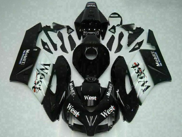 Acquista Carena Moto Honda CBR1000RR 2004-2005 - Nero Lucido Bianco West Mobil Michelin
